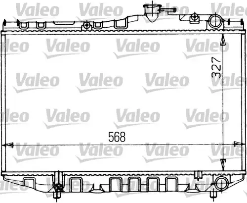 воден радиатор VALEO 730470