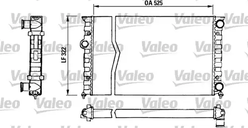 воден радиатор VALEO 730505