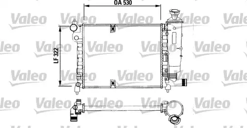 воден радиатор VALEO 730515