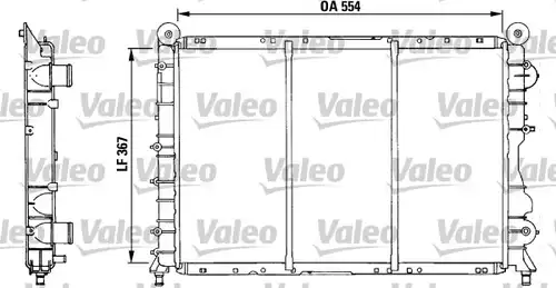 воден радиатор VALEO 730518