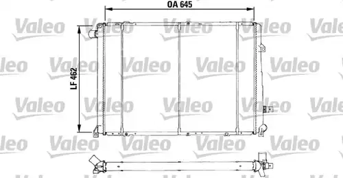 воден радиатор VALEO 730546