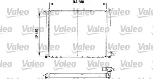 воден радиатор VALEO 730549