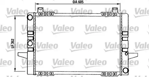 воден радиатор VALEO 730562