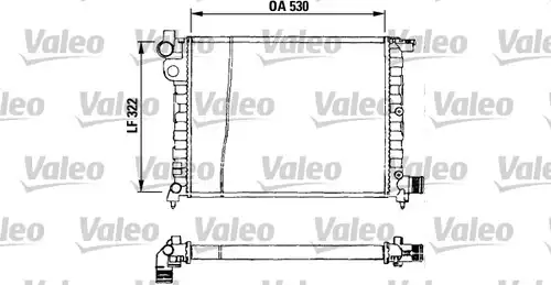 воден радиатор VALEO 730569
