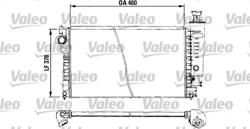 воден радиатор VALEO 730572
