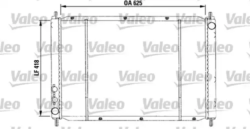 воден радиатор VALEO 730591