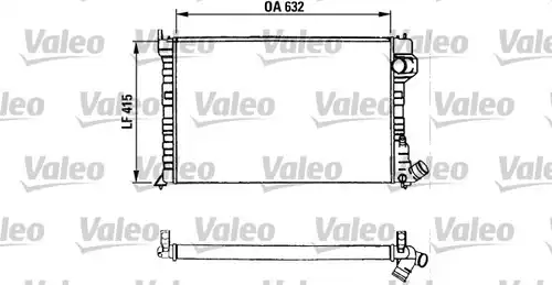 воден радиатор VALEO 730934