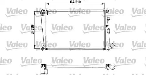воден радиатор VALEO 730958