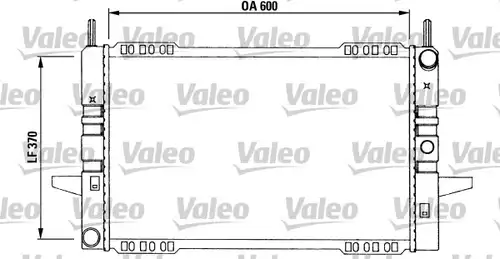 воден радиатор VALEO 730968