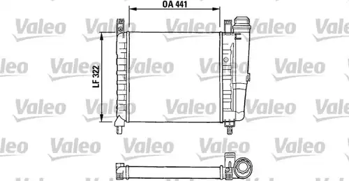 воден радиатор VALEO 730990