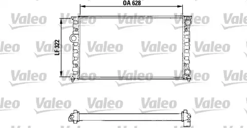 воден радиатор VALEO 731025