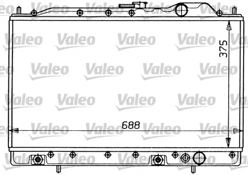 воден радиатор VALEO 731054