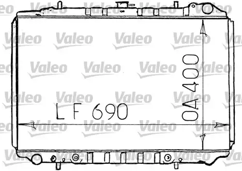 воден радиатор VALEO 731134