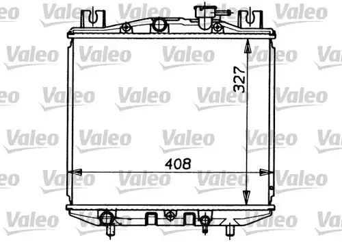 воден радиатор VALEO 731153