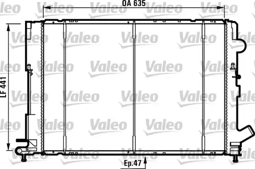 воден радиатор VALEO 731161