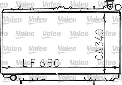 воден радиатор VALEO 731193