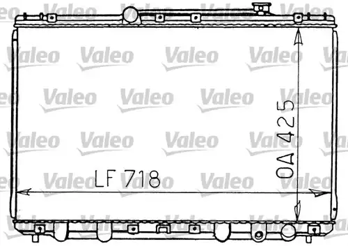 воден радиатор VALEO 731196