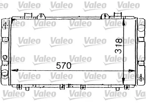 воден радиатор VALEO 731199
