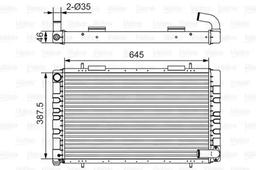 воден радиатор VALEO 731235