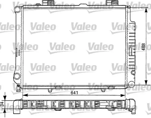 воден радиатор VALEO 731291
