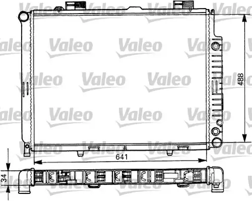 воден радиатор VALEO 731294