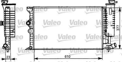 воден радиатор VALEO 731298