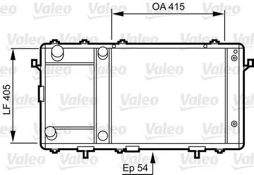 воден радиатор VALEO 731491