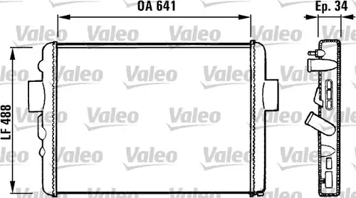 воден радиатор VALEO 731572