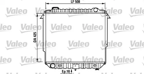 воден радиатор VALEO 731718
