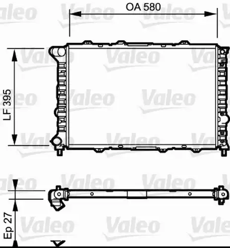 воден радиатор VALEO 732013