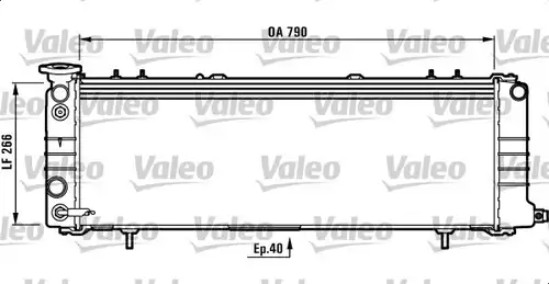 воден радиатор VALEO 732552