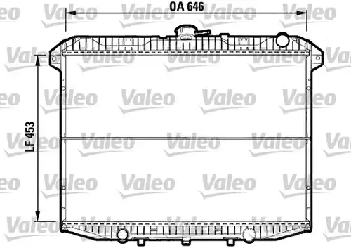 воден радиатор VALEO 732592