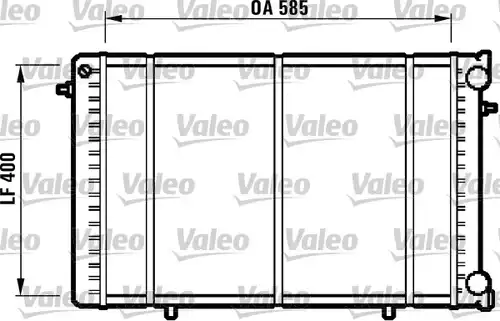 воден радиатор VALEO 732608