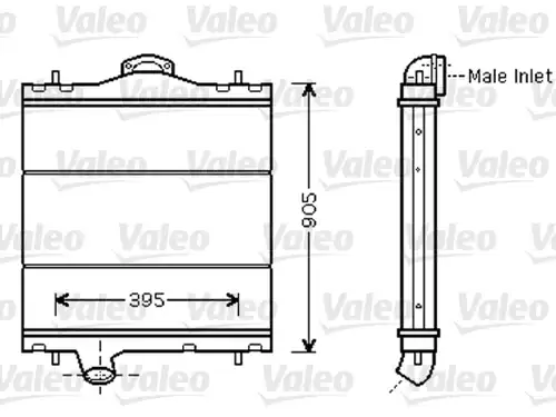 воден радиатор VALEO 733448