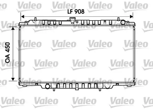 воден радиатор VALEO 734153