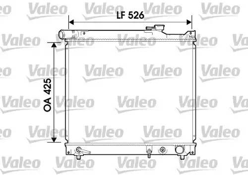 воден радиатор VALEO 734214
