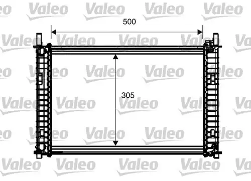 воден радиатор VALEO 734274