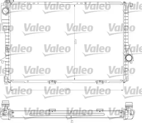 воден радиатор VALEO 734277