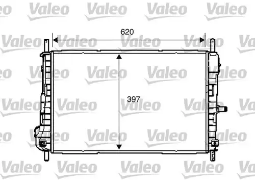 воден радиатор VALEO 734288