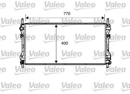 воден радиатор VALEO 734291