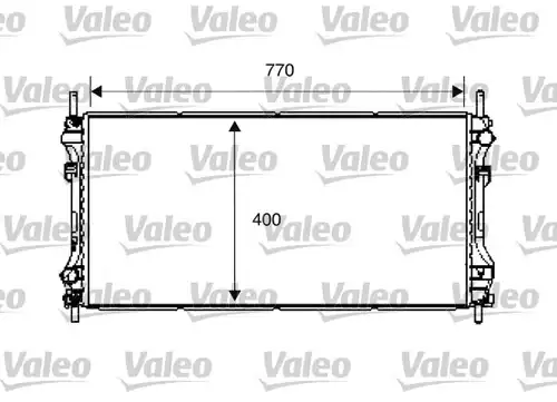 воден радиатор VALEO 734292