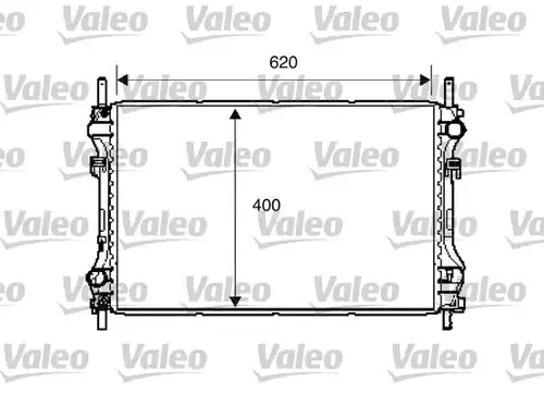 воден радиатор VALEO 734293