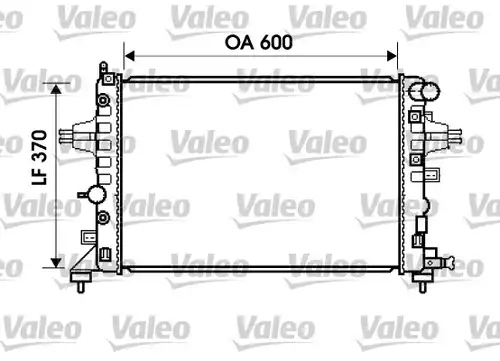 воден радиатор VALEO 734381