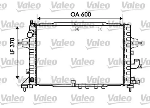 воден радиатор VALEO 734383