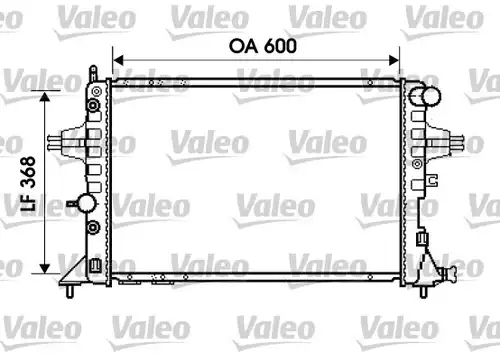 воден радиатор VALEO 734388