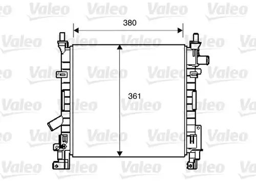 воден радиатор VALEO 734392