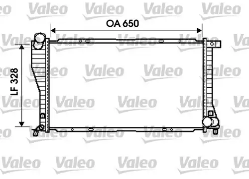 воден радиатор VALEO 734394
