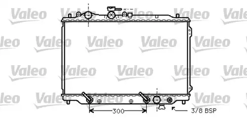 воден радиатор VALEO 734581