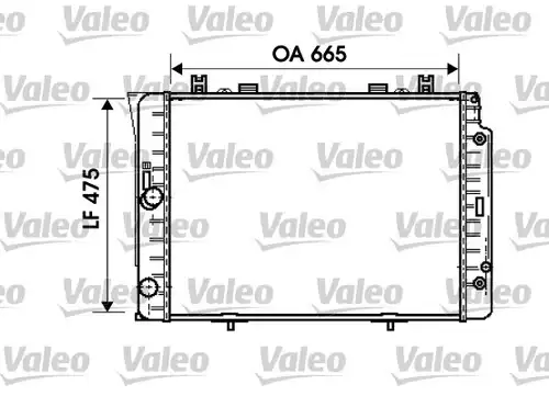 воден радиатор VALEO 734631