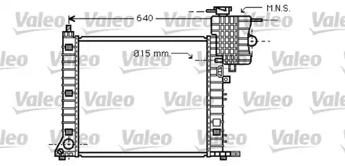 воден радиатор VALEO 734669